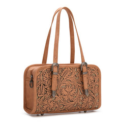 Montana West Western Tooled Small Satchel Bag