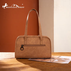 Montana West Western Tooled Small Satchel Bag