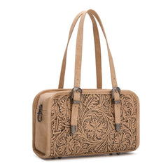 Montana West Western Tooled Small Satchel Bag
