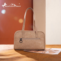 Montana West Western Tooled Small Satchel Bag