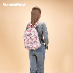 Montana West Aztec Print Diaper Bag Backpack