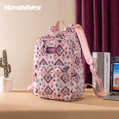Montana West Aztec Print Diaper Bag Backpack