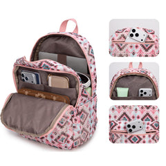 Montana West Aztec Print Diaper Bag Backpack