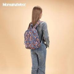 Montana West Aztec Print Diaper Bag Backpack
