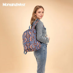 Montana West Aztec Print Diaper Bag Backpack