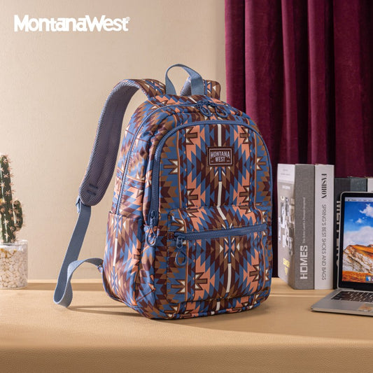 Montana West Aztec Print Diaper Bag Backpack