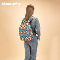 Montana West Aztec Print Diaper Bag Backpack
