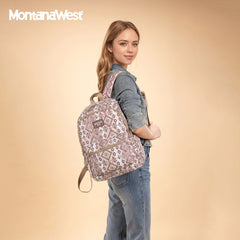 Montana West Aztec Print Diaper Bag Backpack