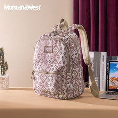 Montana West Aztec Print Diaper Bag Backpack