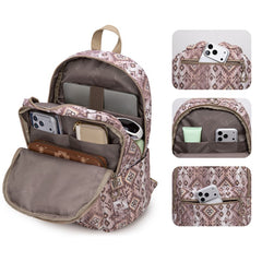 Montana West Aztec Print Diaper Bag Backpack