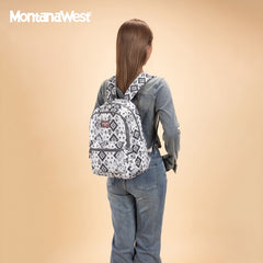 Montana West Aztec Print Diaper Bag Backpack