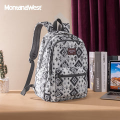 Montana West Aztec Print Diaper Bag Backpack
