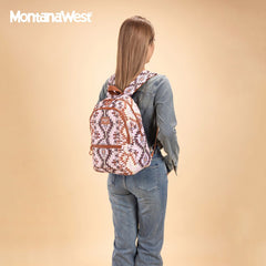 Montana West Aztec Print Diaper Bag Backpack