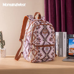 Montana West Aztec Print Diaper Bag Backpack