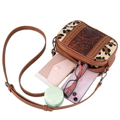 Montana West Tooled Whipstitch Crossbody Bag