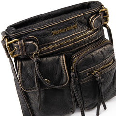 Montana West Multi Pocket Vintage Crossbody Bag