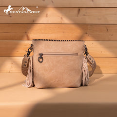 Montana West Tooled Aztec Concho Collection Crossbody