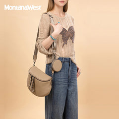 Montana West Dual Zipper Bum Bag