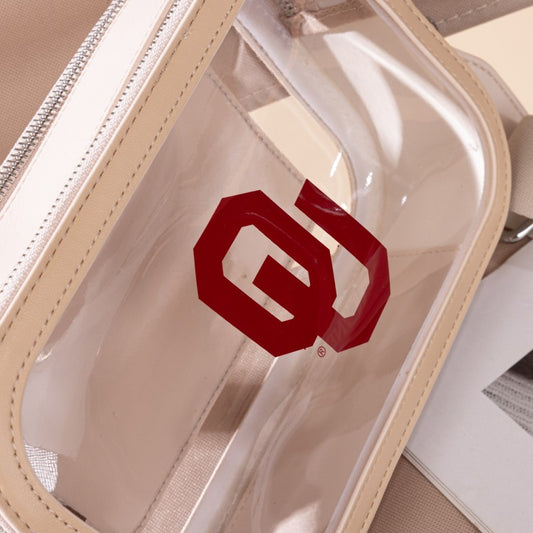 University of Oklahoma Sooners Clear Crossbody Bag
