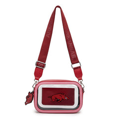 University of Arkansas Razorbacks Clear Crossbody Bag