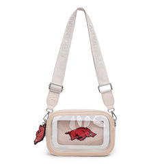 University of Arkansas Razorbacks Clear Crossbody Bag