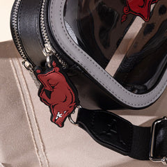 University of Arkansas Razorbacks Clear Crossbody Bag