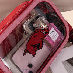 University of Arkansas Razorbacks Clear Crossbody Bag