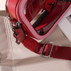 University of Arkansas Razorbacks Clear Crossbody Bag