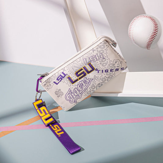 Louisiana State University Fighting Tigers Wristlet