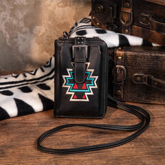 PHD-2102  American Bling Embroidered Aztec Phone Wallet/Crossbody