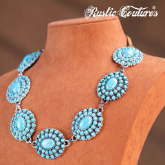 Rustic Couture's® Bohemian Flower Necklace