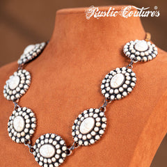 Rustic Couture's® Bohemian Flower Necklace