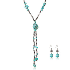 Rustic Couture's® Bohemian Jewelry Sets Pendant Necklace Earrings