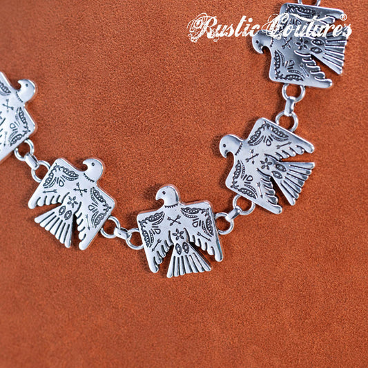 Rustic Couture's® Western Thunderbird Necklace