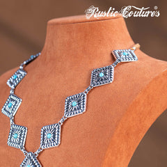 Rustic Couture's® Western Geometry Pendant Necklace