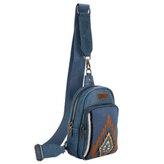 Wrangler Aztec Knitted Sling Bag