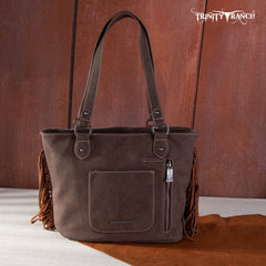 TR146G-8317 Trinity Ranch Hair On Cowhide Concealed Carry Tote