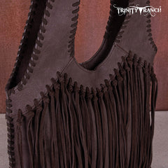 Trinity Ranch Hand-Tie fringe Concealed Carry Hobo Shoulder Bag