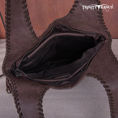 Trinity Ranch Hand-Tie fringe Concealed Carry Hobo Shoulder Bag