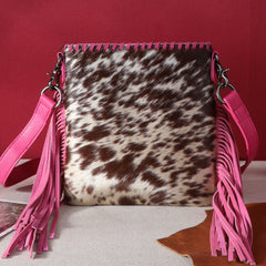 Trinity Ranch Hair-On Cowhide Fringe Concealed Carry Crossbody Bag