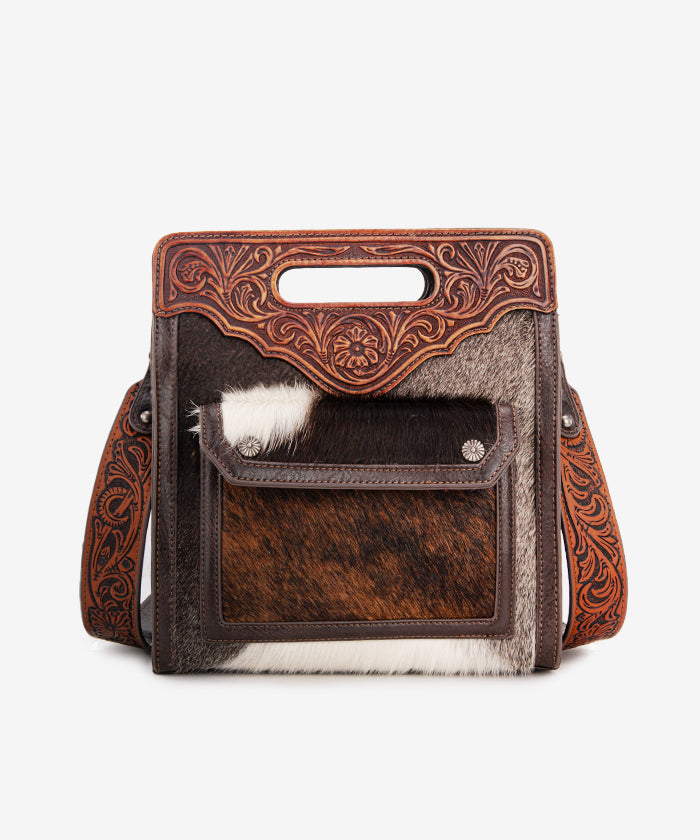 Trinity Ranch Hair-On Cowhide Crossbody Bag - Montana West World