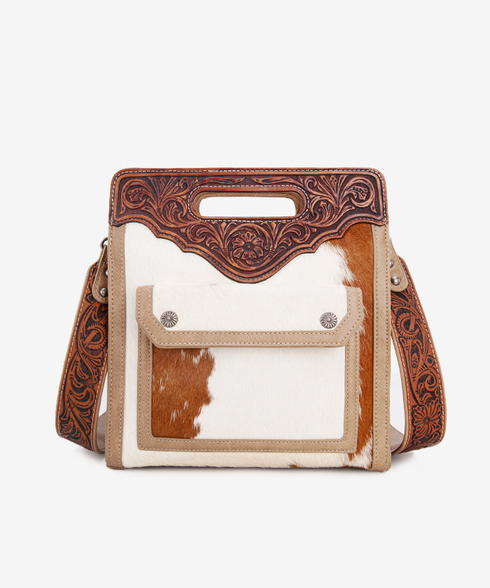 Trinity Ranch Hair-On Cowhide Crossbody Bag - Montana West World