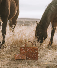 Trinity Ranch Floral Tooled Tote Bag Medium