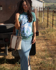 Trinity Ranch Floral Tooled Concealed Carry Tote Bag
