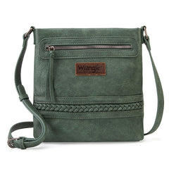 WG97G-9360  Wrangler Braided Concealed Carry Crossbody - Green