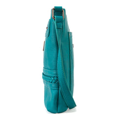 WG97G-9360  Wrangler Braided Concealed Carry Crossbody - Turquoise