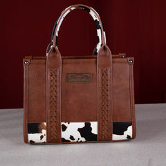 Wrangler Cow Print Concealed Carry Tote/Crossbody