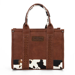 Wrangler Cow Print Concealed Carry Tote/Crossbody