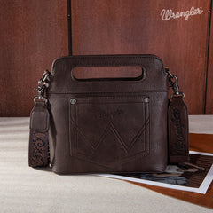 Wrangler Tooled Fringe Crossbody Bag