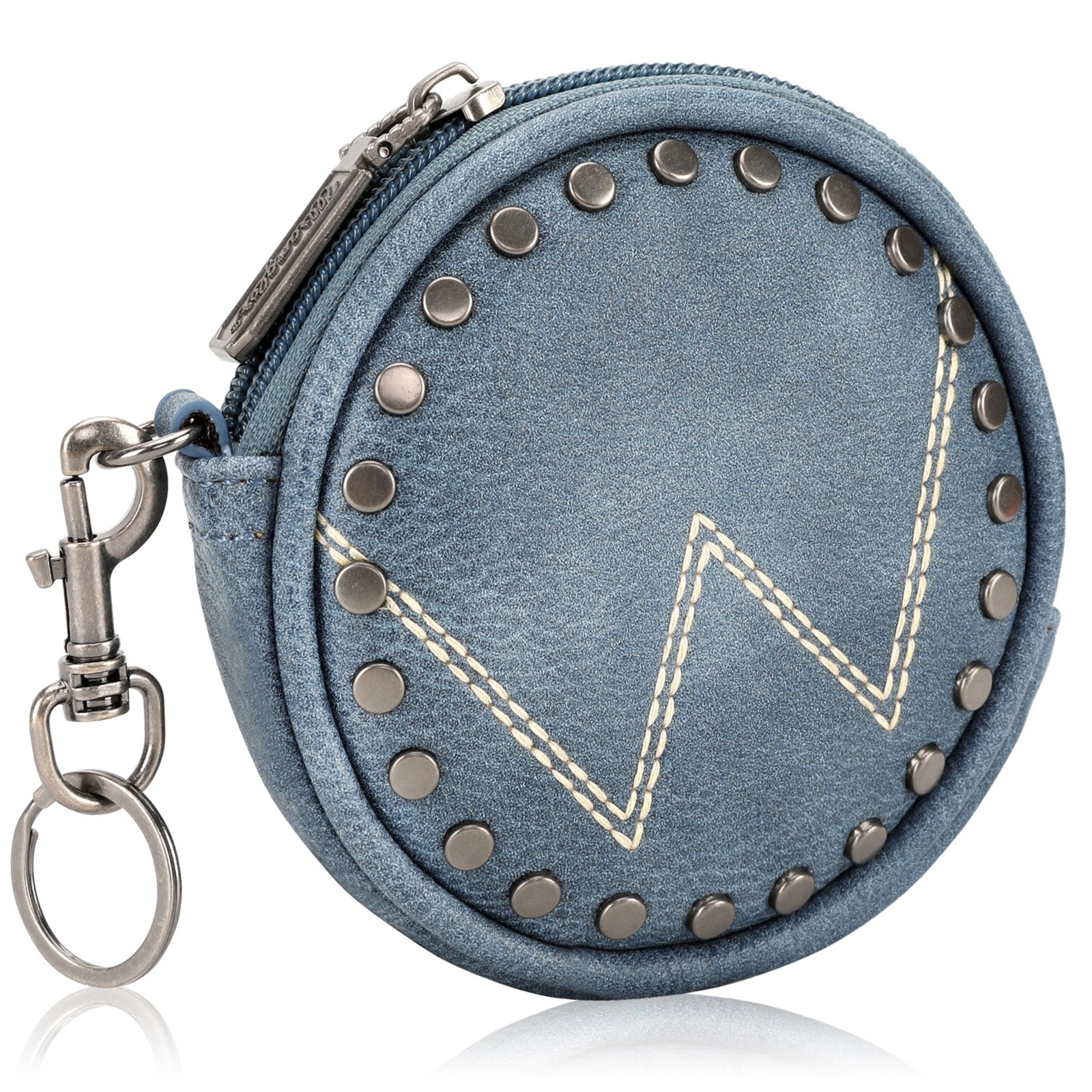 Wrangler Circular Coin Pouch "W" Logo  Bag Charm